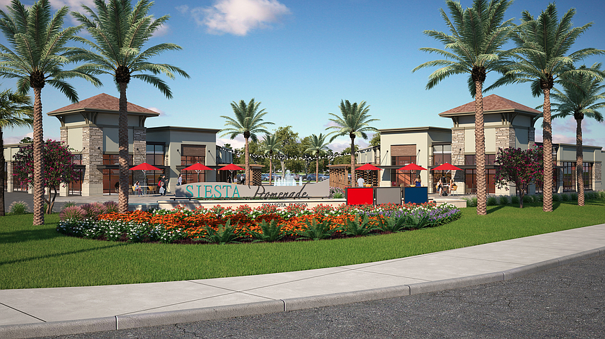 County Commissioners approved a critical area boundary around the Siesta Promenade development during today's meeting.