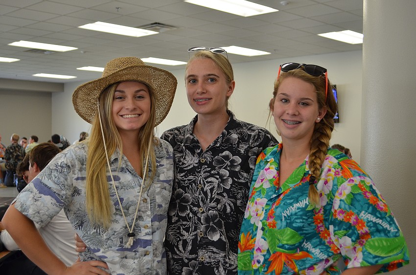 Mackenzie Lamont, Lauren Hamalian and Madilyn Lay