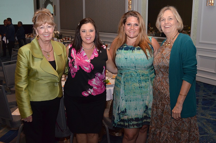 Nina Richardson, Beth Campbell, Bethany Willats and India Dennis