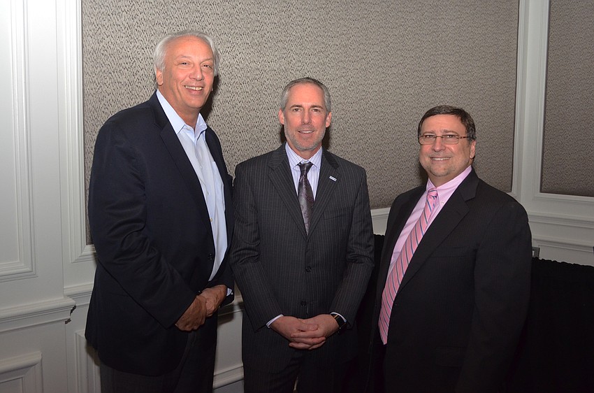 Guest speakers Dr. John Cleveland, Dr. Tom Sellers and Dr. Brian Czerniecki