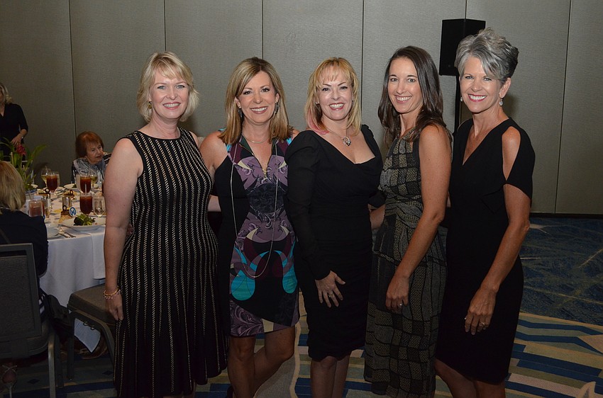 Veronica Brady, Michelle Senglaub, Susan Malloy Jones, Jennifer Compton and Sally Schule