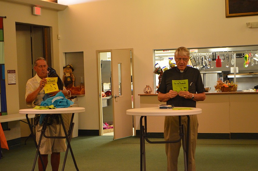 Due to a sudden downpour, St. Armands Key Lutheran Church’s annual pet blessing was moved indoors on Oct. 15. It was originally supposed to be helped in the church’s meditation garden.