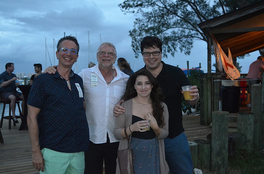 Alan Gravley, Stan Writesel and Cory and Gina Boyas