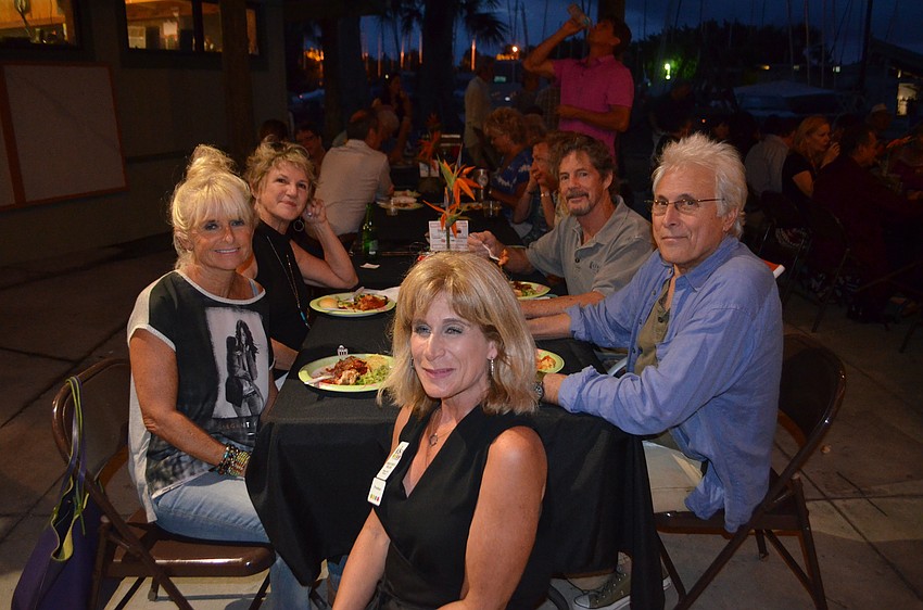 IDS president Darian Hoyt Miller, Dominique Lesur, Jan Bullard, Scott Williams and Nitty Gritty Dirt Band