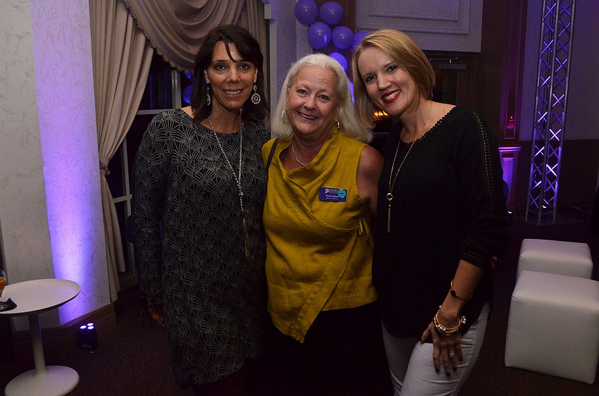 SPARCC Communications Manager Cherie Heasley, SPARCC Board Chair Susan Erhart and SPARCC CEO and President Jessica Hays