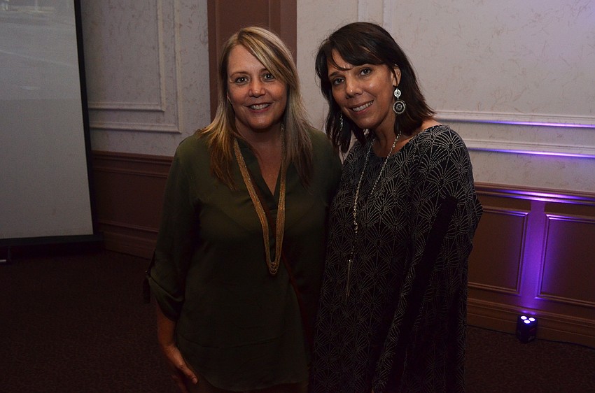 SPARCC Director of Development Mary Ellen Mancini with SPARCC Communications Manager Cherie Heasley