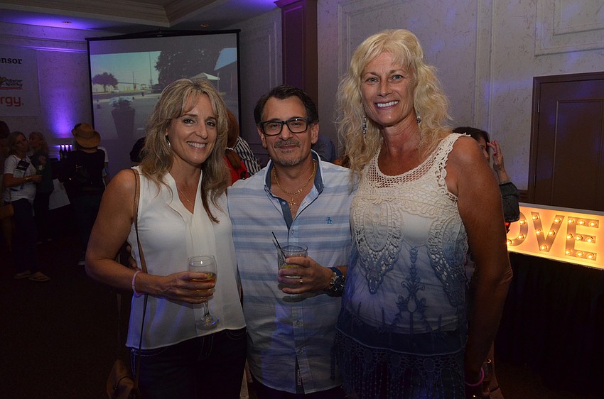 Pam Plank, John Mancini and Debby Greer