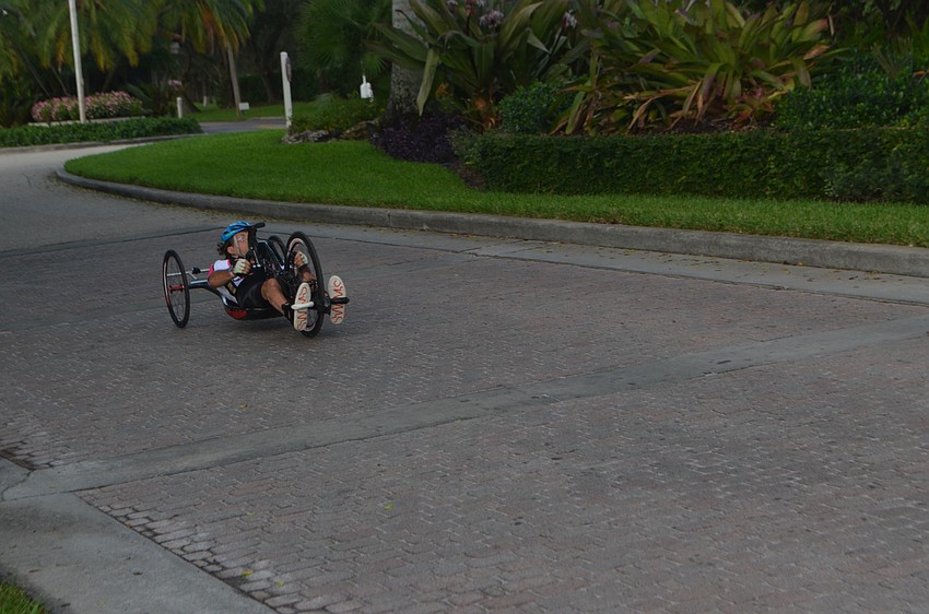 The Longboat Key Triathlon brought about 350 triathletes to the area on Oct. 16.