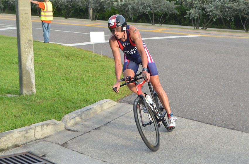 Participants biked the distance of GMD during the Longboat Key Triathlon on Oct. 16.