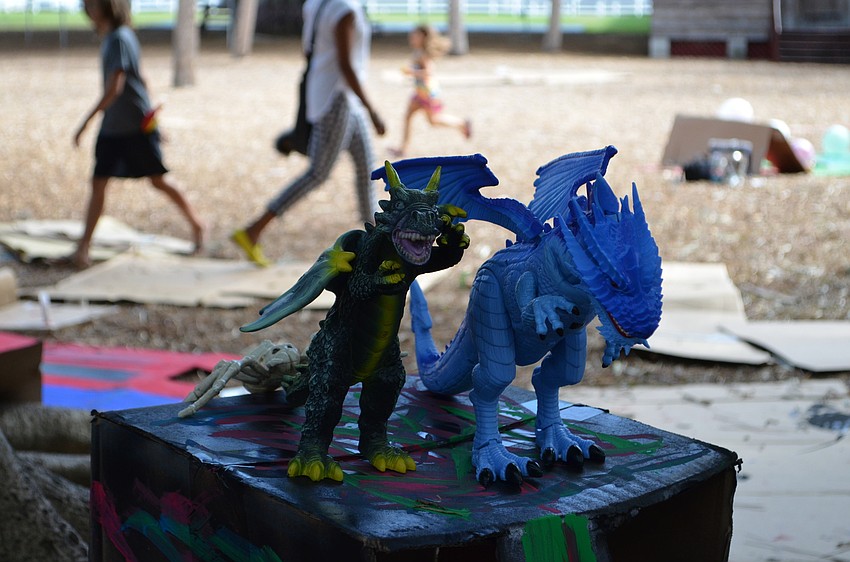 Students brought their own sense of creativity to the games.