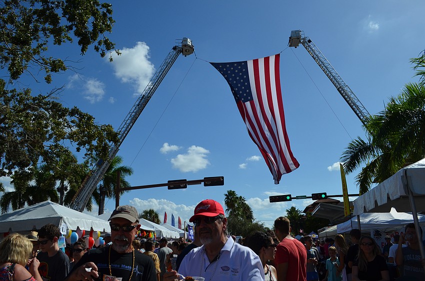 Crowds filled Osprey Avenue in Southside Village Sunday afternoon for the 17th Morton's Firehouse Chili Cook-Off.