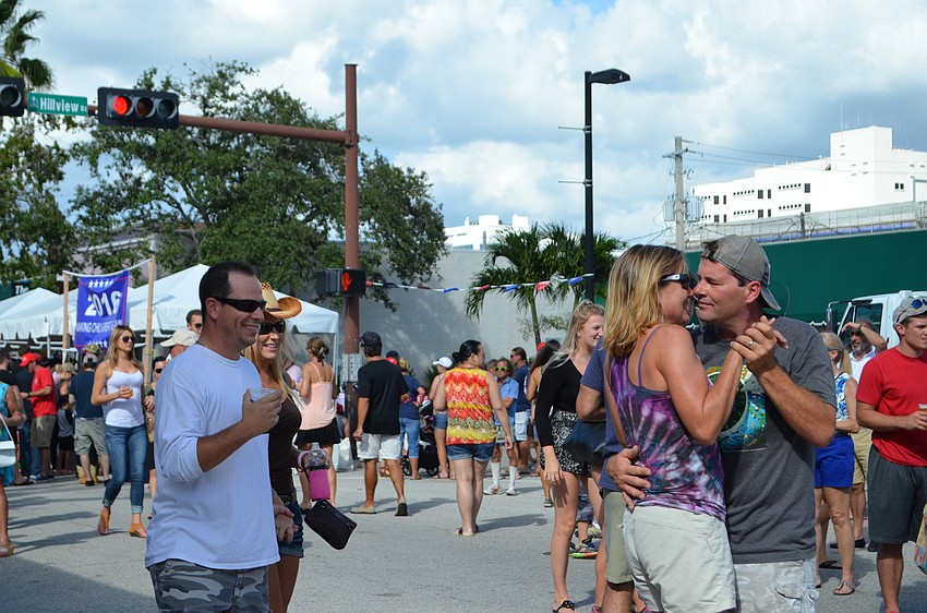 Crowds filled Osprey Avenue in Southside Village for the 17th Morton's Firehouse Chili Cook-Off  Sunday afternoon that included live music.