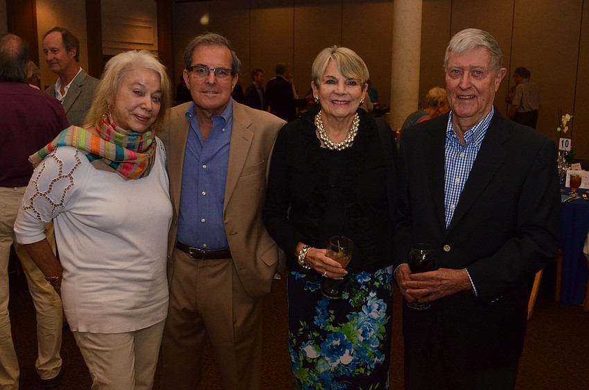 Norma and Sam Savin with Connie Eastburn and Board Chair Jim Harman