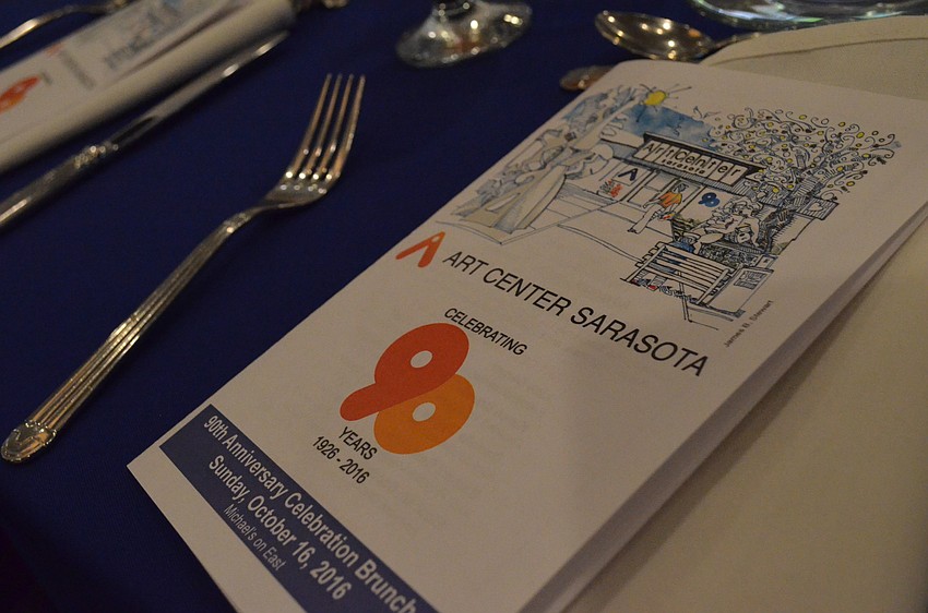 James B. Stewart created the illustration for the event program.