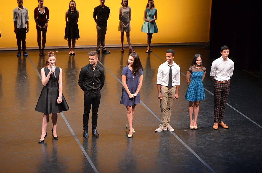 The company apprentices introduce themselves.