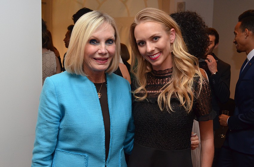 Sarasota Ballet Board Chair Hillary Steele with Principal Dancer Victoria Hulland