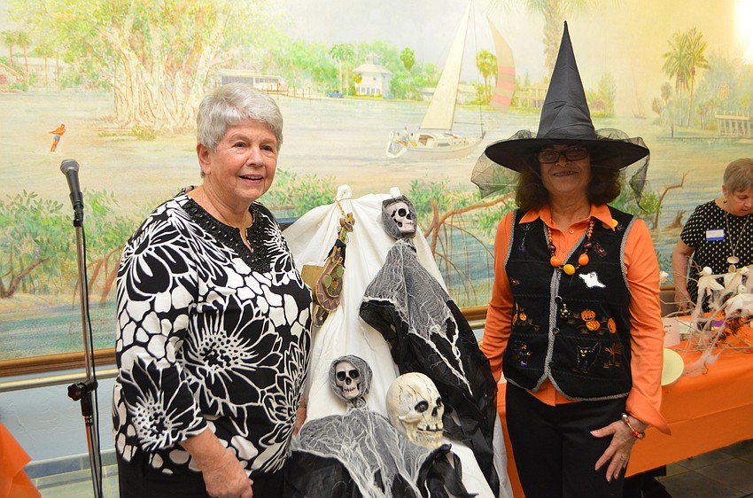 Eileen Hassel, Women’s Guild president and Yolanda Noyes