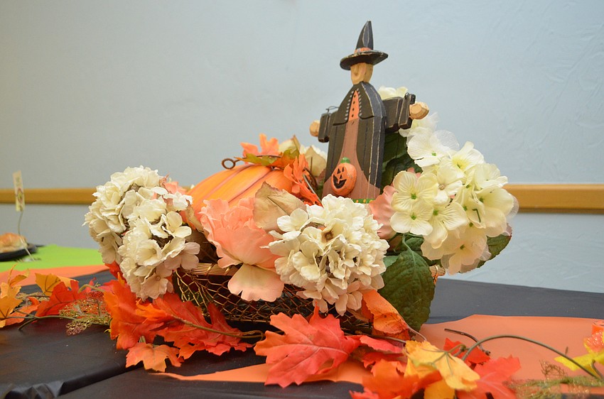 Halloween decorations adorned Fr. Edward Pick Hall on Oct. 18 for the St. Mary Star of the Sea Women’s Guild Welcome Back Luncheon.