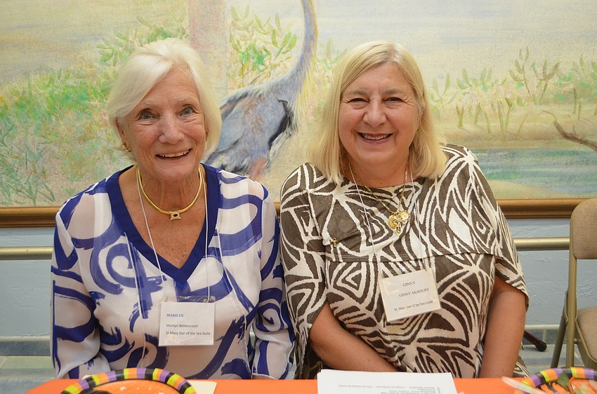 Marilyn Betten, Women’s Guild treasurer, and Ginny Akhoury, vice president