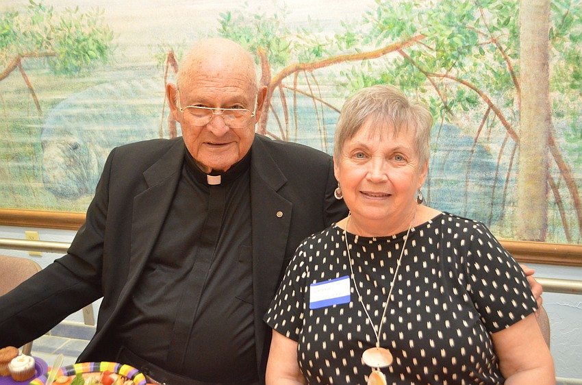 Rev. Edward Pick and guest speaker Virginia Holleran