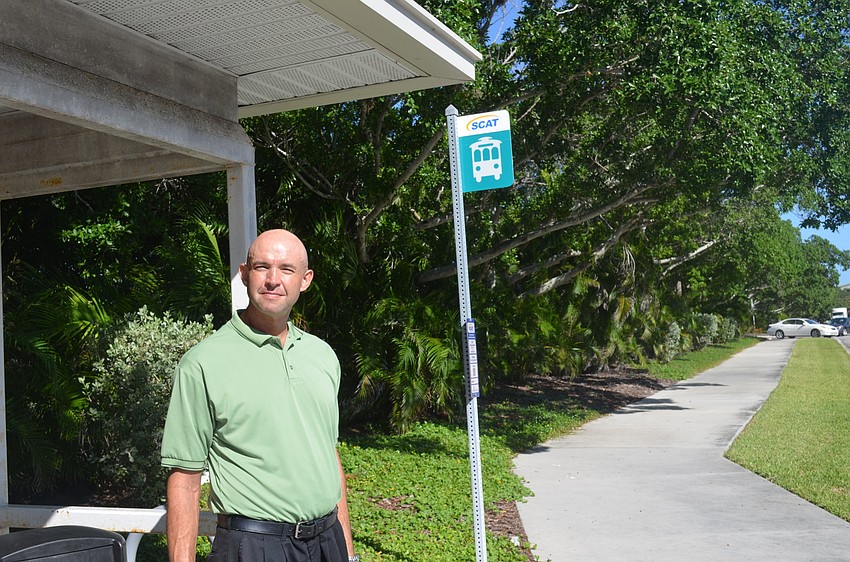 Terry O’Connor
Longboat Key Publix employee Evan VandePolden, 46, said riding the bus can be frustrating during season because wait times can be uncertain. Terry O'Connor