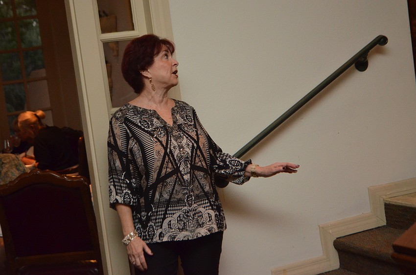 Sharon Greene sings during a Gloria Musicae a performance at Amore by Andrea.