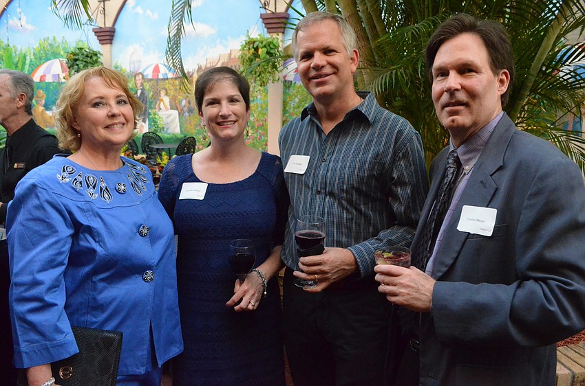 Susan Neaves, Cynthia and Tim Holliday and Charles Meyer