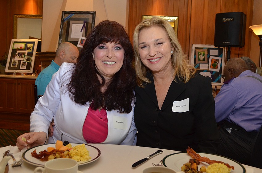 Cindy Meiners and Karen Fraivilling