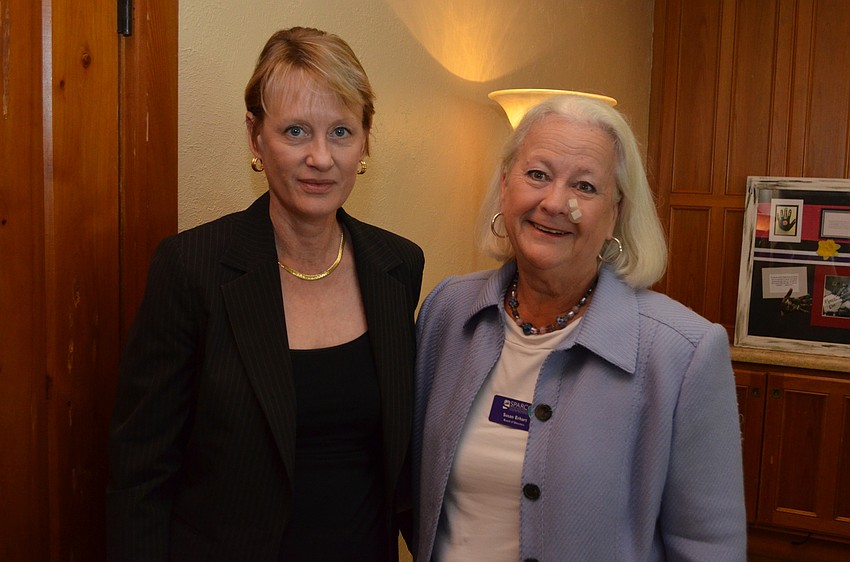 Christine Burton and SPARCC Board Chair Susan Erhart