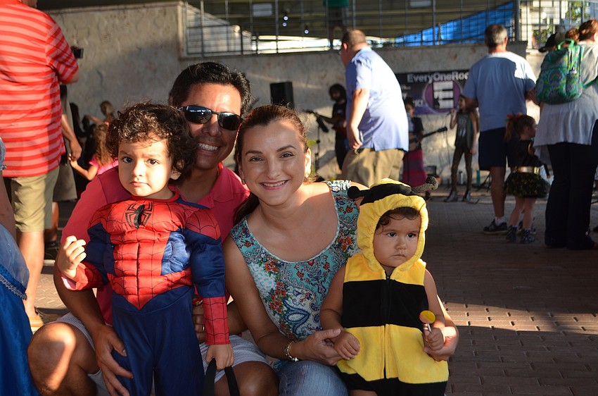 Mario and Jessica Bringas with Alejandro, 3, and Anabela, 1