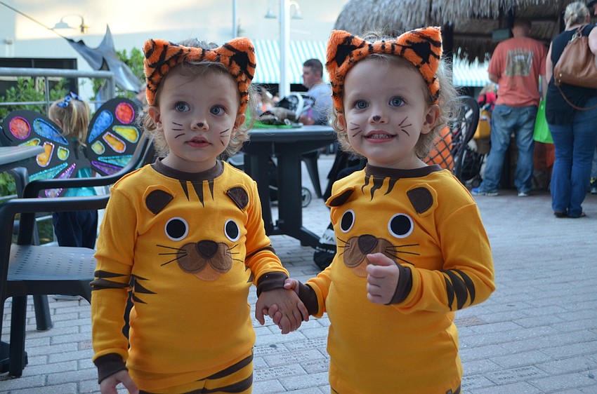 Twins Olivia and Imogen Jackson, 2 ½