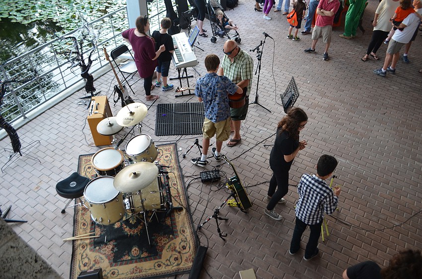 Live music played throughout the aquarium as guests enjoyed games and trick-or-treating at Mote’s Night of Fish, Fun and Fright.