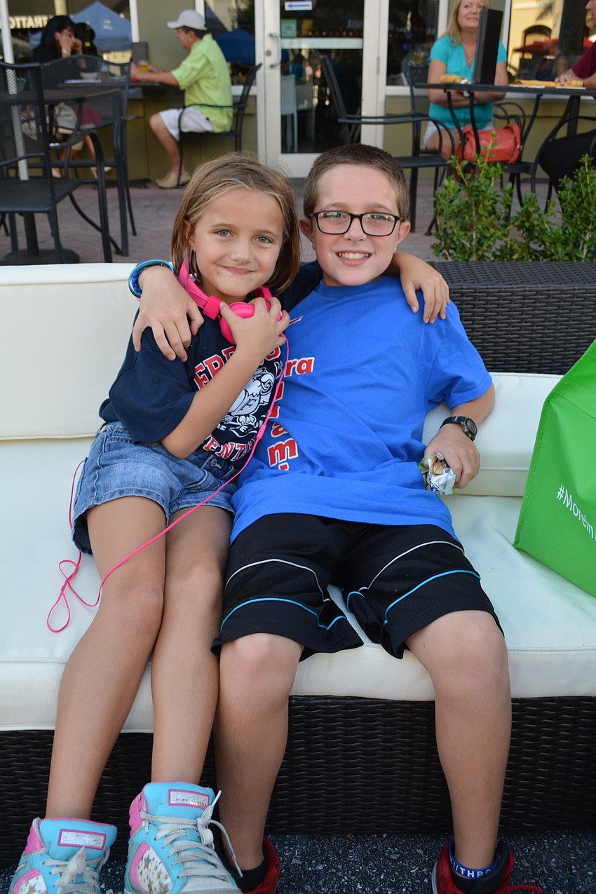 Heritage Harbour's Alexis Moore, 6, and her brother, Jarrett, hang out with their parents, Sabrina and Robert, and grandmother, Pat Maynard.