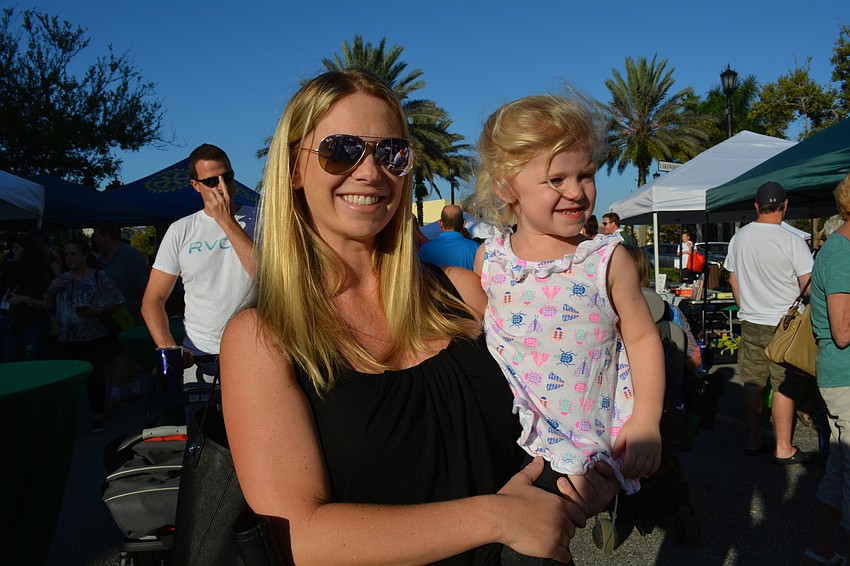 Missy and Andi Domson, of River Club, regularly attend First Fridays and other events on Main Street.