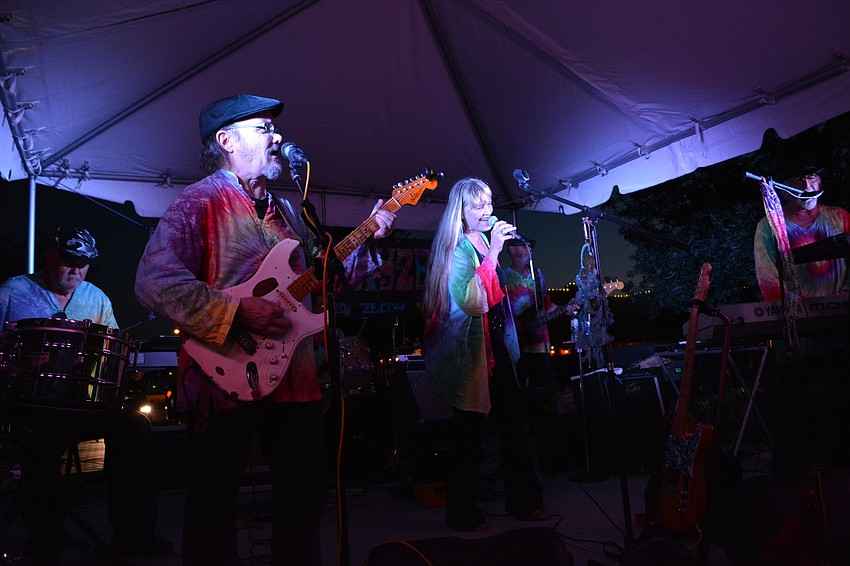 Guests enjoyed live music throughout the evening of the block party.