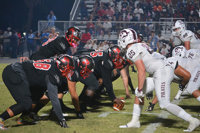 Braden River's defense was stout all night on Oct. 21 against Palmetto. The game was the team's third shutout of the season.