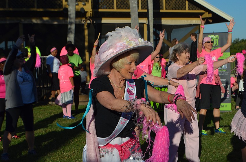 Anna Maria Island's Susan Bruce shows off her dance moves.