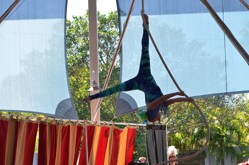 Students in the Sailor Circus are between the age of eight and 18 and practice every weekday.