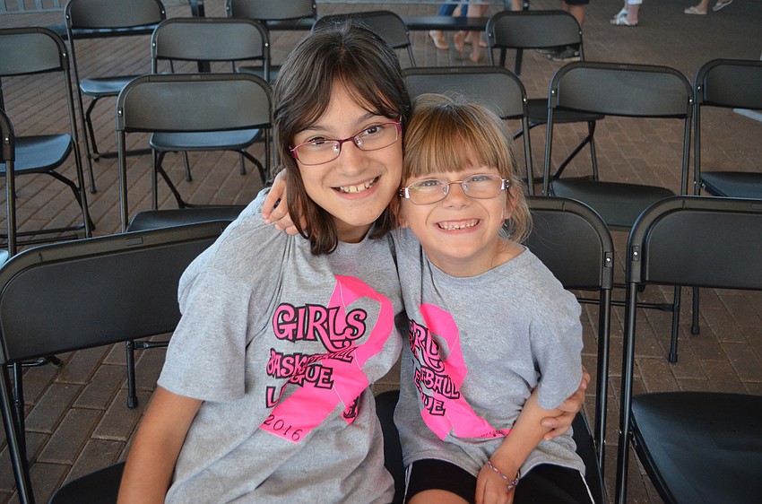 Jaiden, 10, and Alyssa Higgins, 6