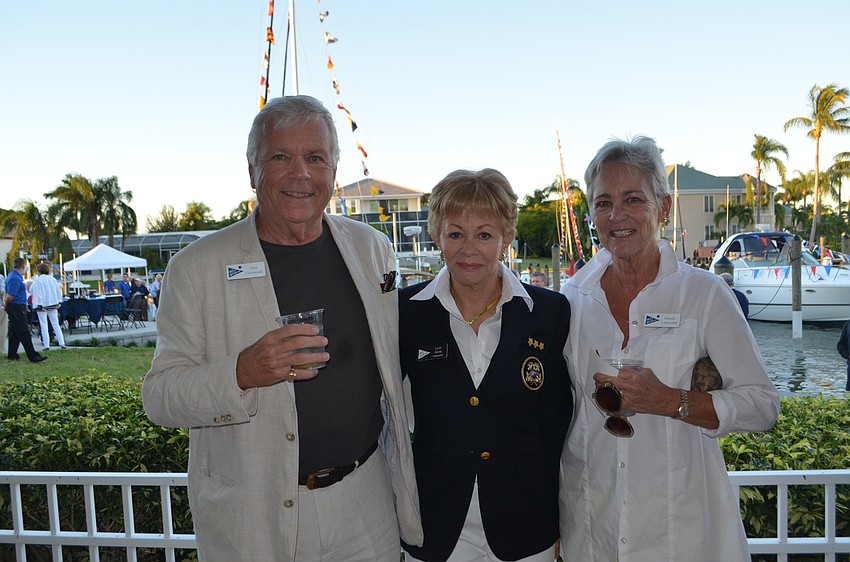 John Lockwood, Commodore Lynn Smith and Pamela Lockwood