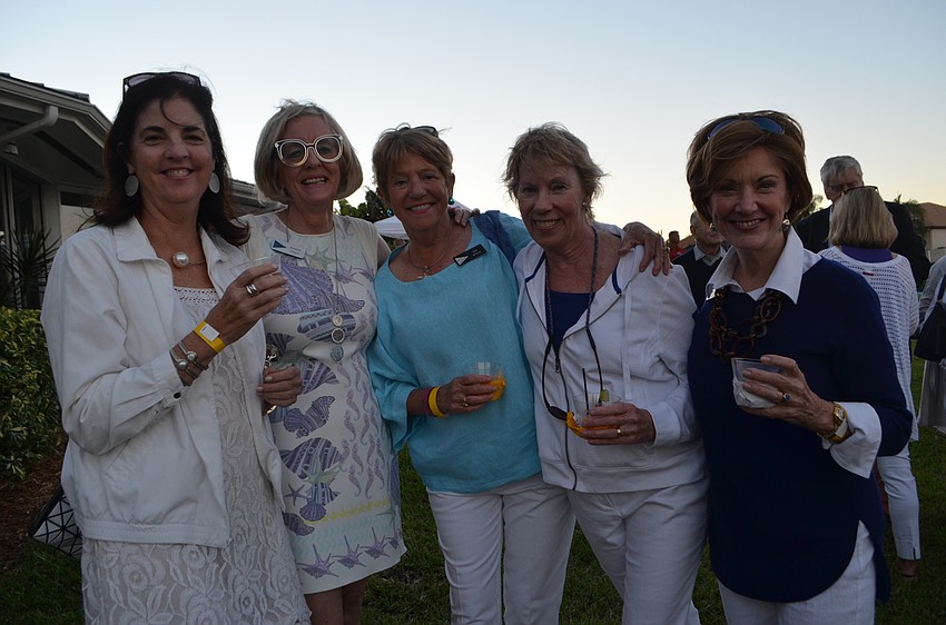 Alice Sample, Annette Lloyd, Sue Wilson, Lou Moore and Karin Jones