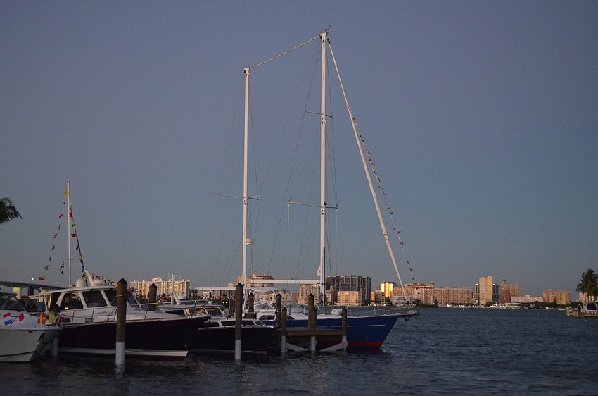 Bird Key Yacht Club’s new marina boasts 48 boat slips and 18 boat lifts.