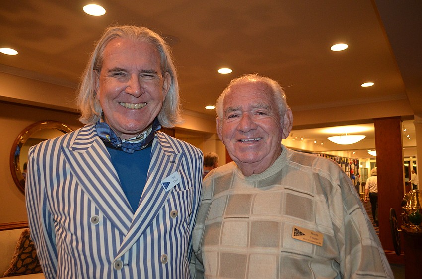 Bill Lloyd and Past Commodore Marty Cooper