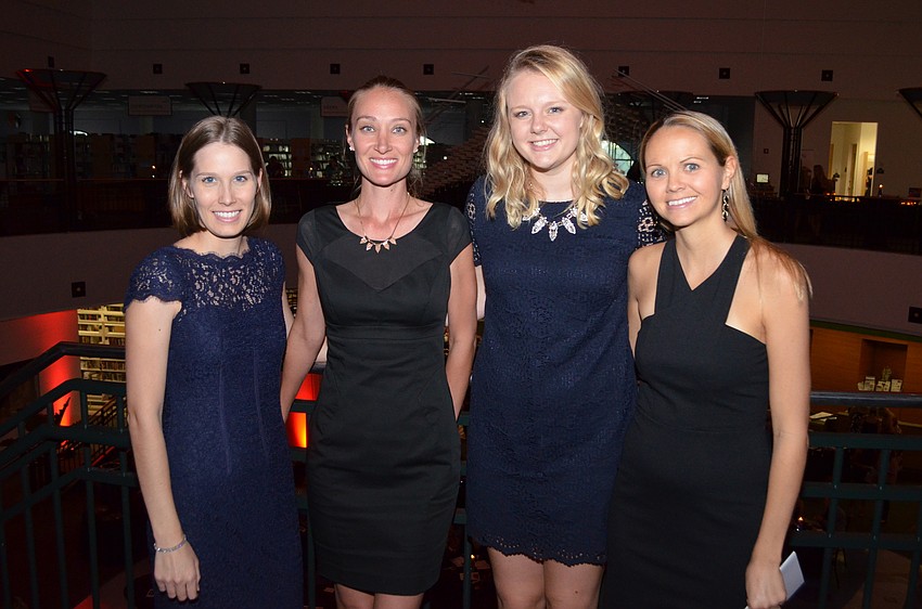 Grier Ferguson, Ashley Cafiero, Anna Wellman and Hilary Koppenhaver