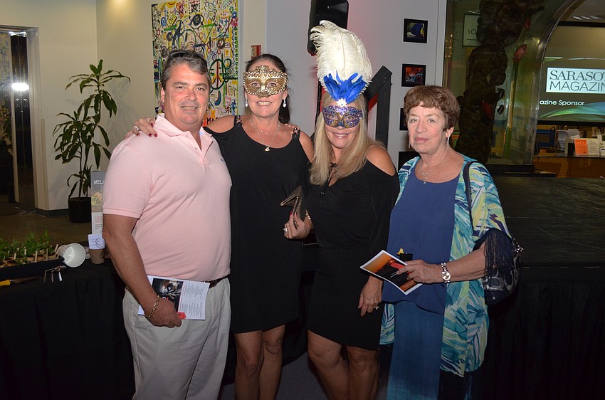 Drew and Liza Shepherd, Paula Coburn and Leslie Purple