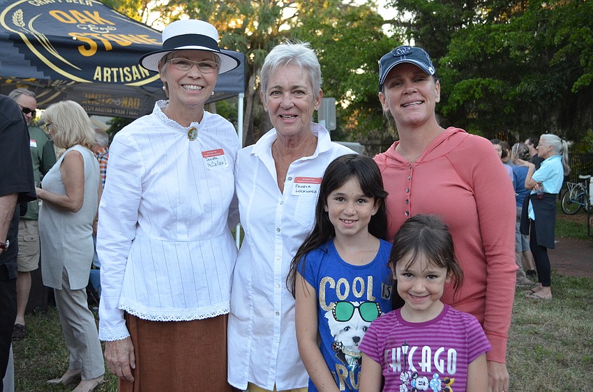 June Cussen, Pamela Lockwood, Amy Sarkissian with her daughters Jennifer and Carrie