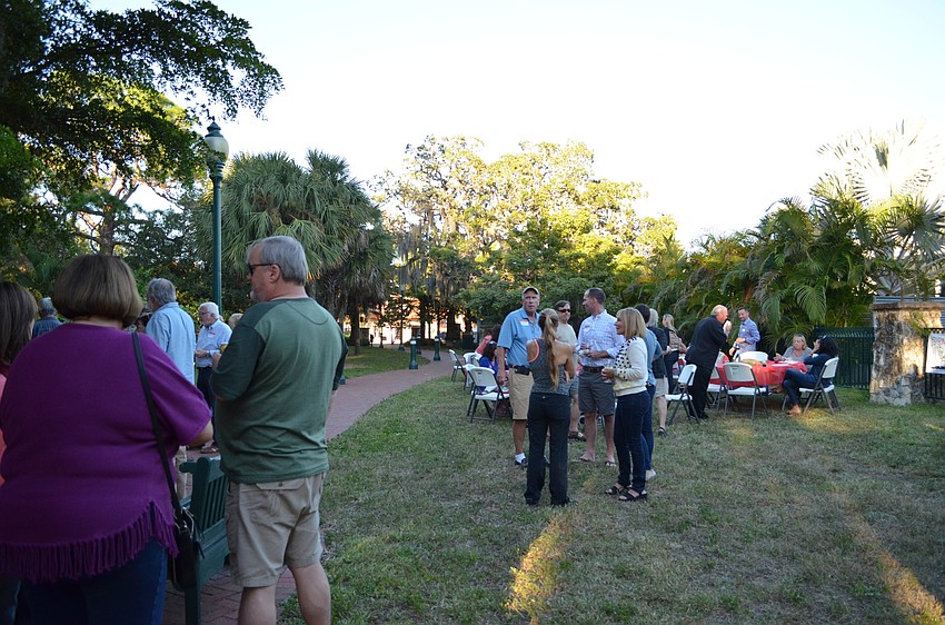 Neighbors gathered to celebrate the 100th anniversary of the founding of McClellan Park.
