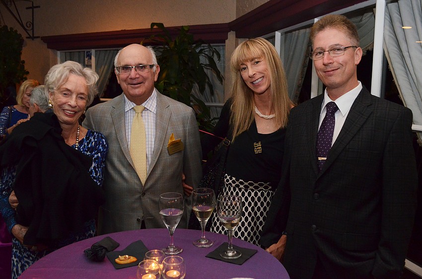 Dorothy Lawrence, Sarasota Opera Board of Trustees Chairman David Chaifetz, Alice Nelson and David Rosenthal