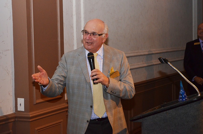 Sarasota Opera Board of Trustees Chairman David Chaifetz gives his opening remarks.