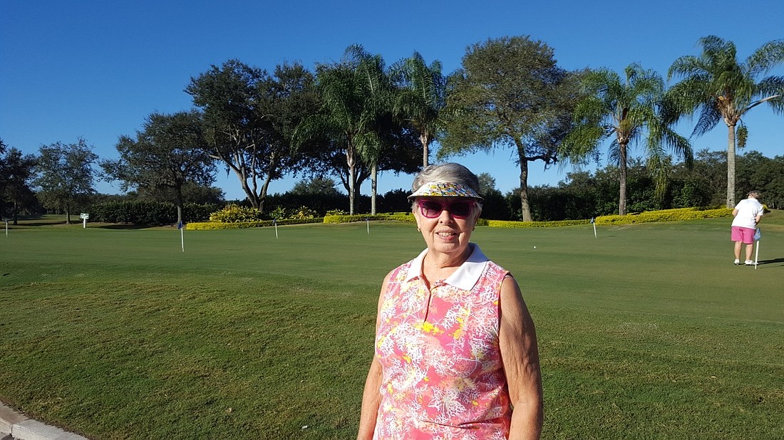 Ada Newton recorded a hole-in-one on No. 6 at the Tara Golf and Country Club.